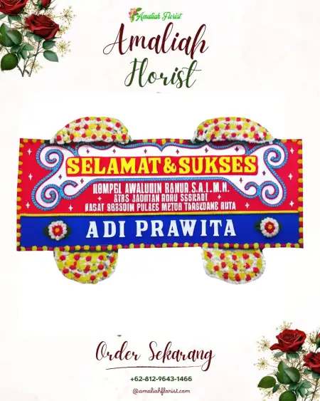 Papan Bunga Ucapan Selamat Mempawah Timur
